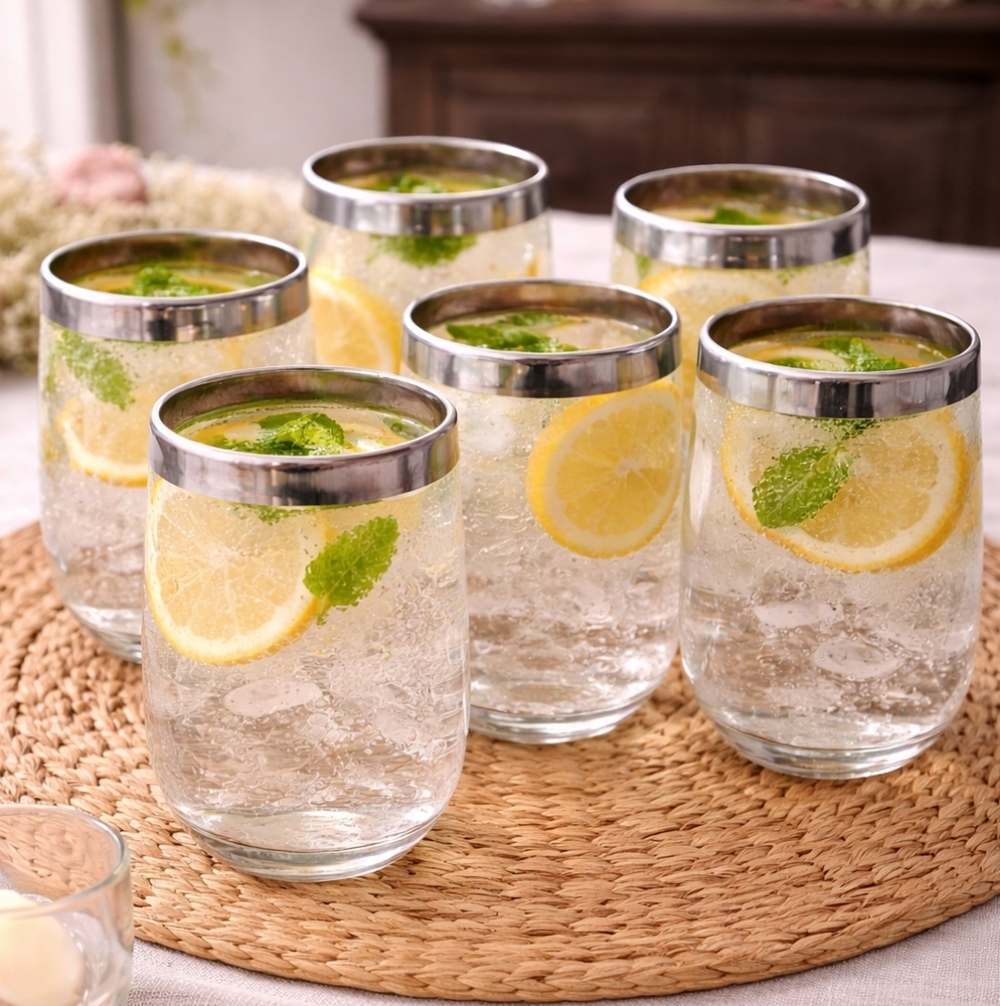 Mid Century "Roly Poly" Juice Tumbler/Glasses